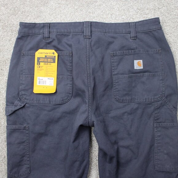 Carhartt Pants - Carhartt Pants NWT Womens 14 Gray Rugged Flex Loose Fit Canvas Fleece Lined